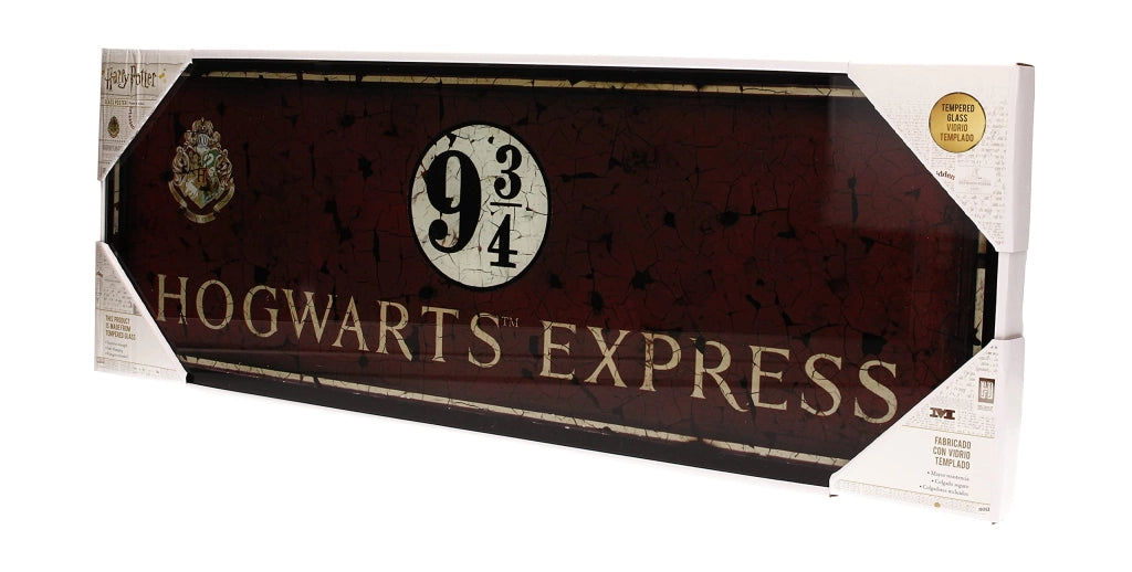 Poster in vetro, Hogwarts Express, 60x20 cm, Harry Potter