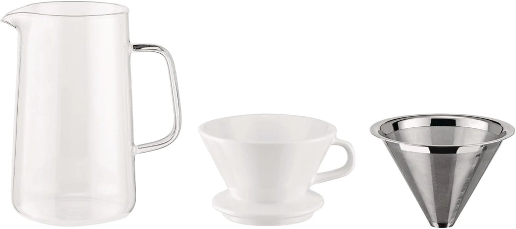 SLOW COFFEE, Set Macinacaffè, Caraffa e Filtro, Alessi