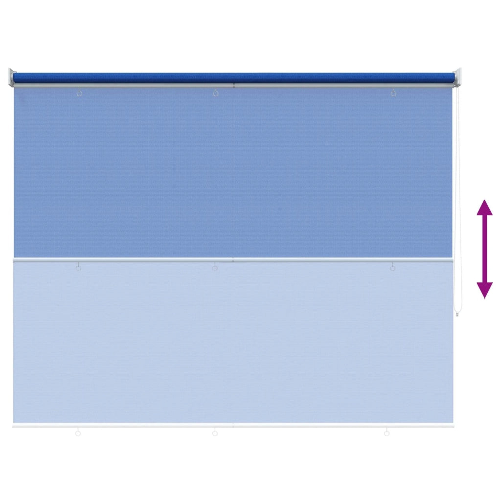 Tenda a Rullo per Esterni 165(L)x230(A) cm Blu HDPE 312853
