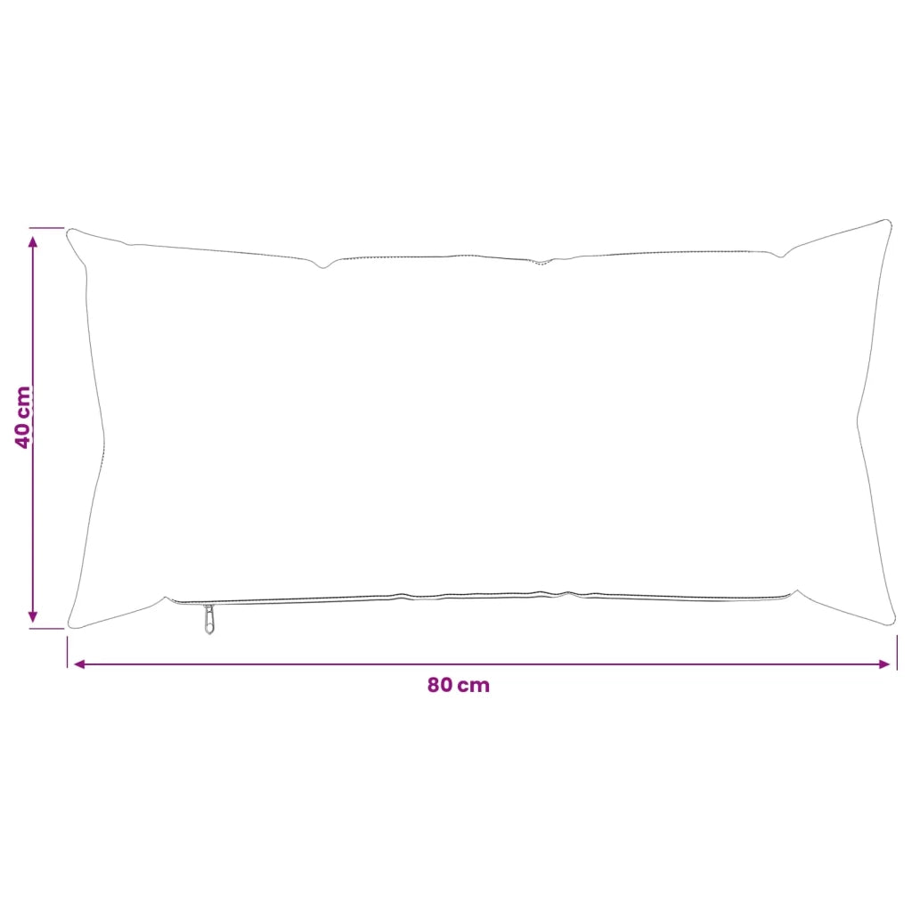 Federa 2 pz HEERLEN Blu 40 x 80 cm Tessuto 909778