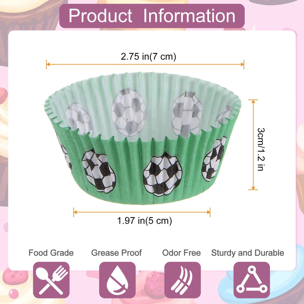 200 pirottini per cupcake, formato standard, antiaderenti, ideali per feste