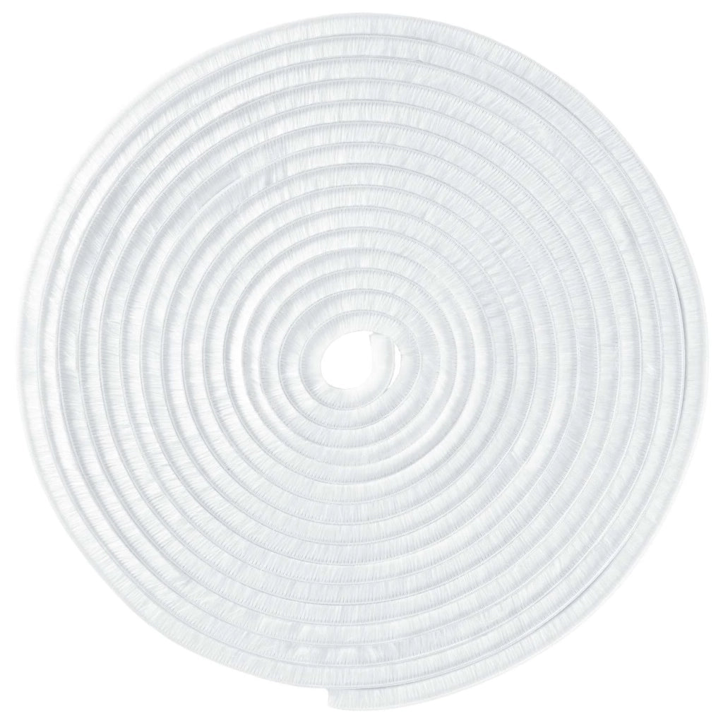 Guarnizione a spazzola autoadesiva 5 m PP Bianco 42045082
