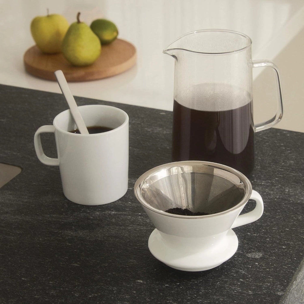 SLOW COFFEE, Set Macinacaffè, Caraffa e Filtro, Alessi