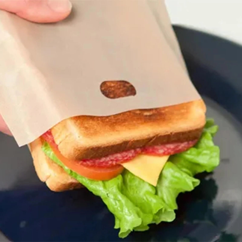 Sacchetti per toast antiaderenti, confezione da 24 pezzi, 2 dimensioni, riutilizzabili