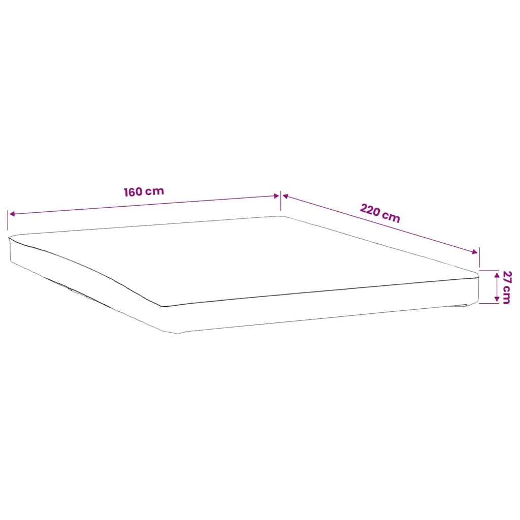Protector per materassi 2 pz 160 x 220 cm Impermeabile Bianco 42056736