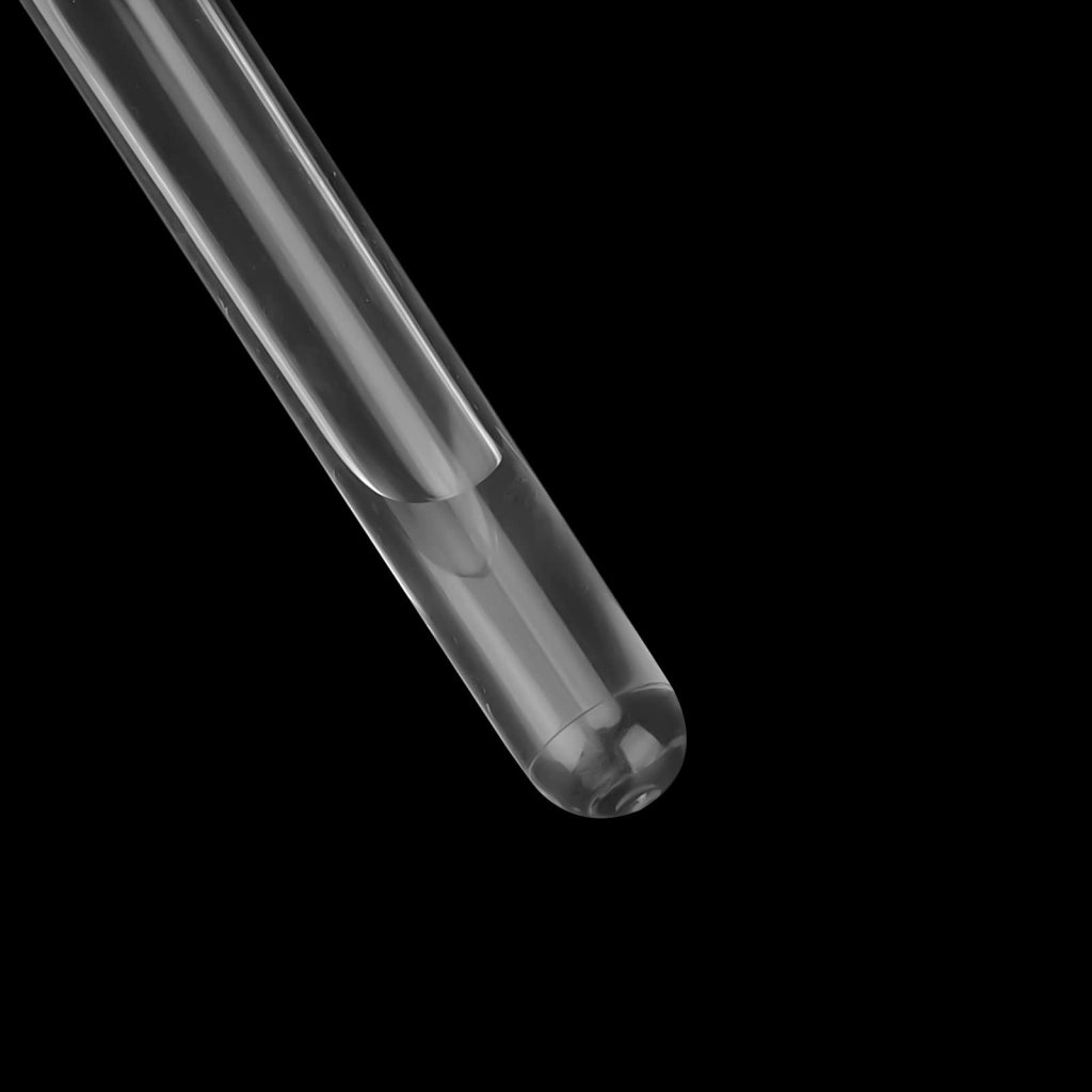 100 provette di plastica, dimensioni 15x100 mm, capacità 6 ml, con tappo