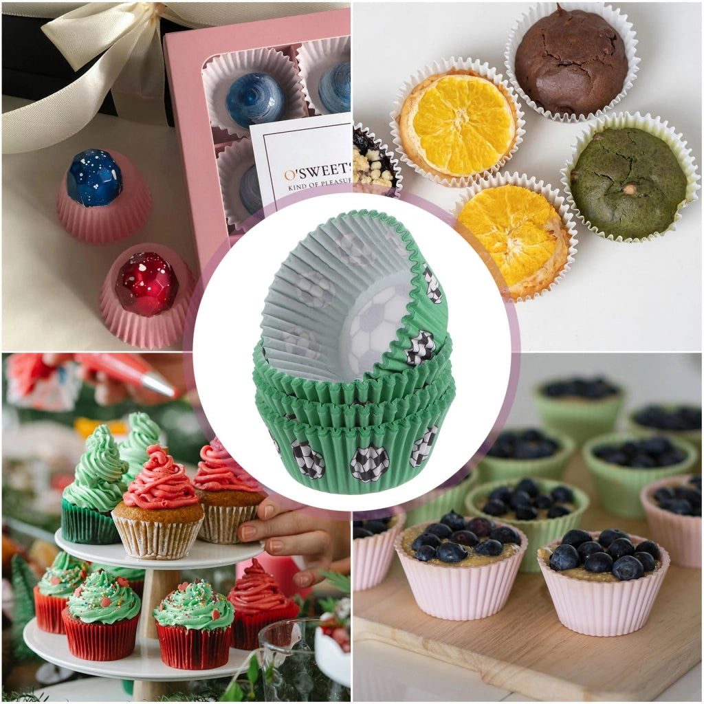 200 pirottini per cupcake, formato standard, antiaderenti, ideali per feste