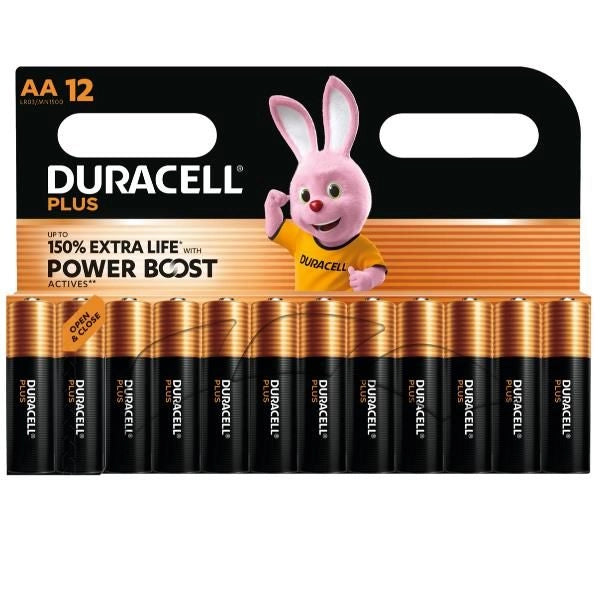 PILE DURACELL STILO AA POWERBOOST 100 12
