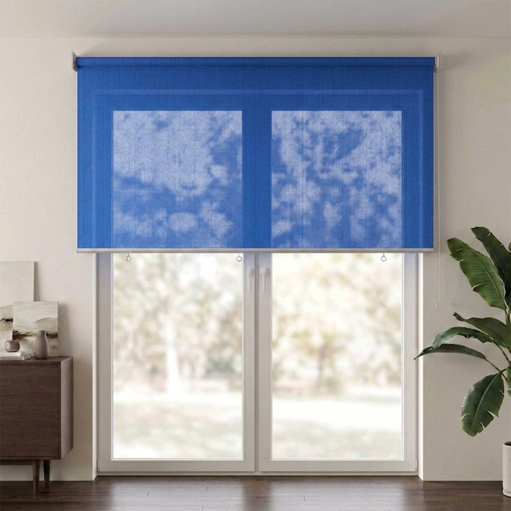 Tenda a Rullo per Esterni 165(L)x230(A) cm Blu HDPE 312853