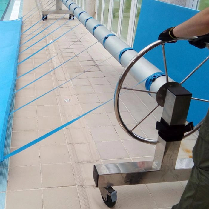 Rullo Avvolgitore Forte Per Piscine Fino A 10 M Di Larghezza Dimensione piscina: 6 m