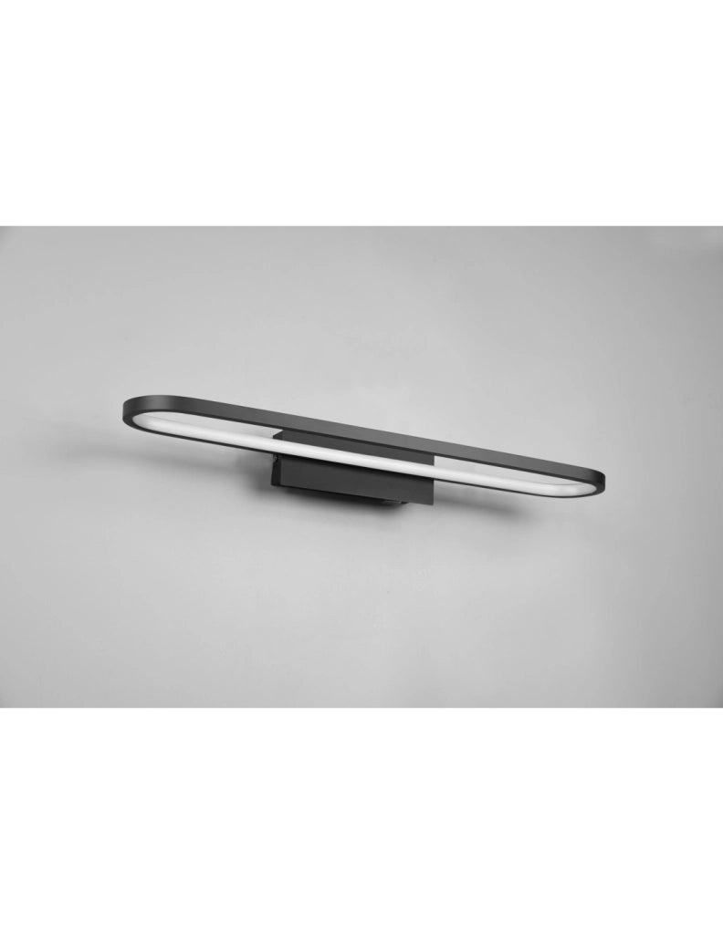 Lampada Led Da Specchio Per Bagno Moderno Gianni Nero IP44 Trio Lighting