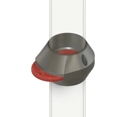 Valvola a saracinesca Blastgate, DN50, distributore a 2 o 3 vie, accessori