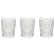 Set 3 bicchieri Savoia in vetro trasparente