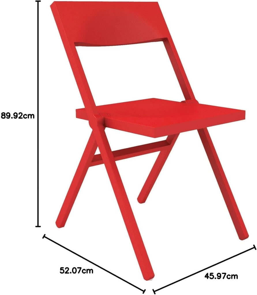 PIANA, Sedia Pieghevole, Alessi Colore: Rosso