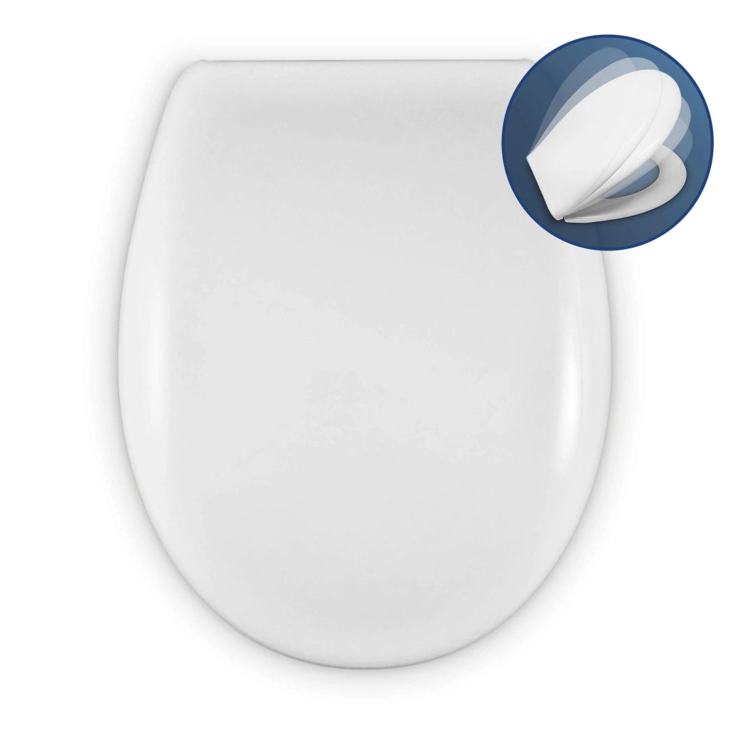 Tavoletta WC con Soft-Close, universale forma a O, sedile WC Soft Close