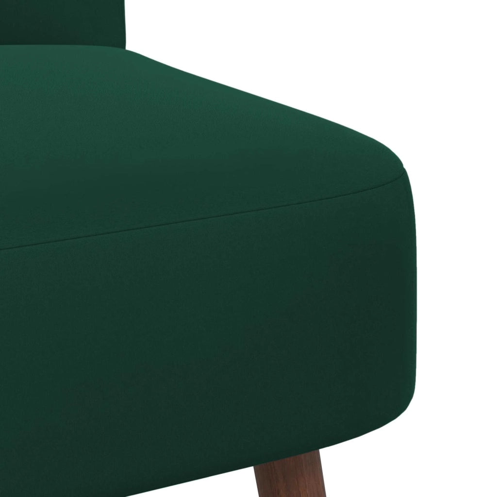 Poltrona Slipper Verde Scuro Velluto 42050514