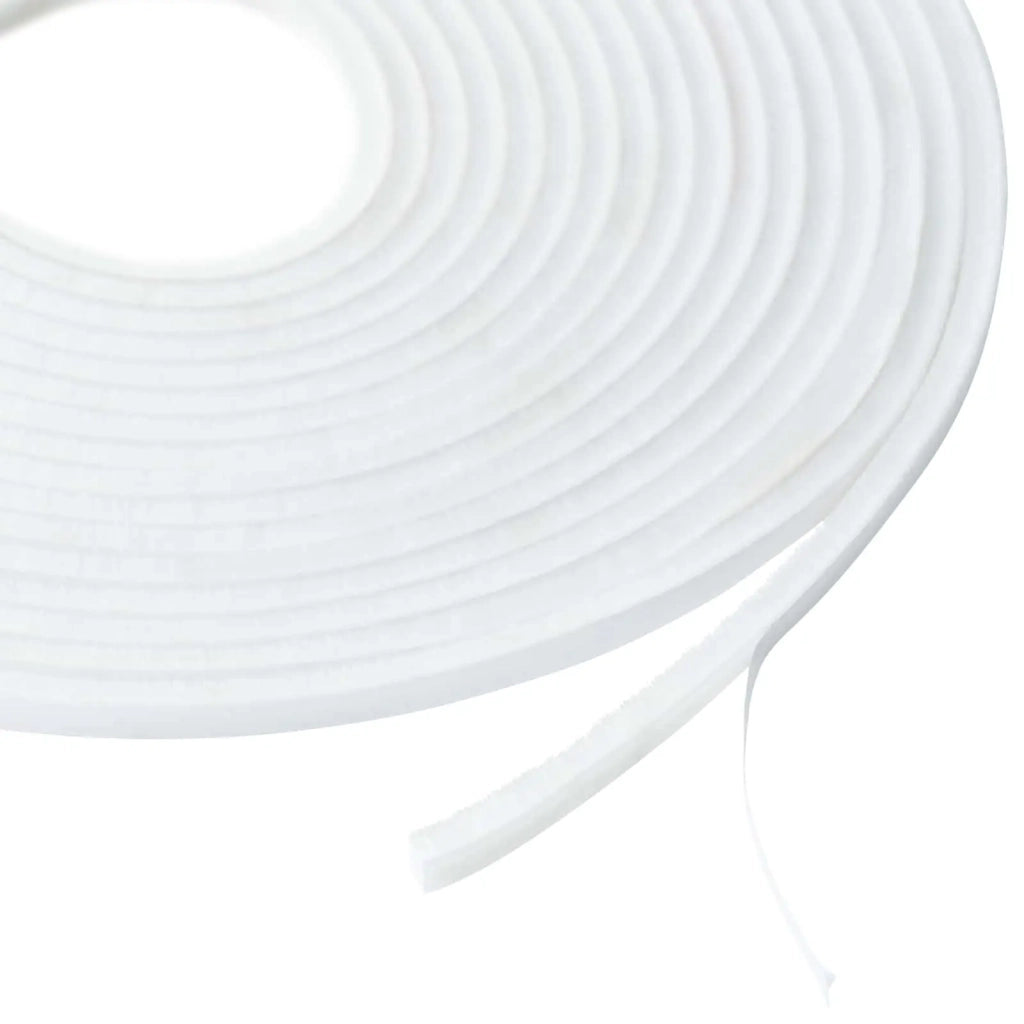 Guarnizione a spazzola autoadesiva 25 m PP Bianco 42045162