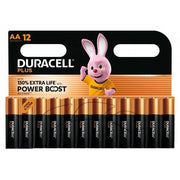 PILE DURACELL STILO AA POWERBOOST 100 12
