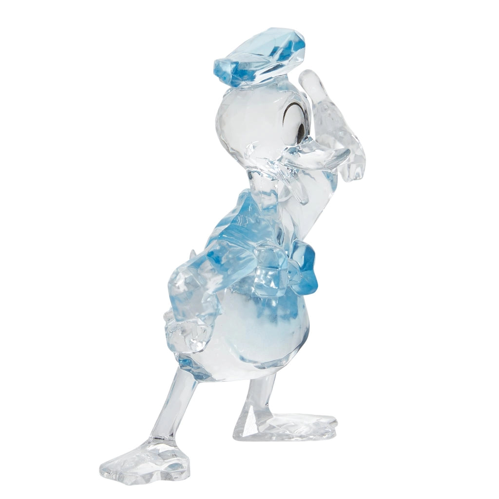 Donald Duck, statuetta, 9,4 cm, acrilico, trasparente nero
