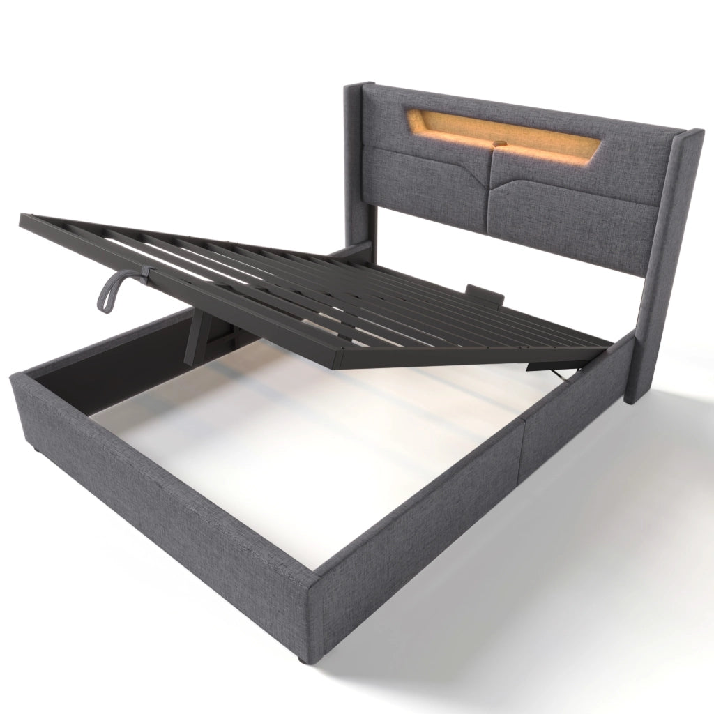 Letto matrimoniale 160x200 con LED