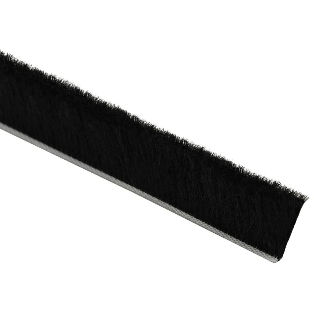 Guarnizione a spazzola autoadesiva 5 m PP Nero 42045088