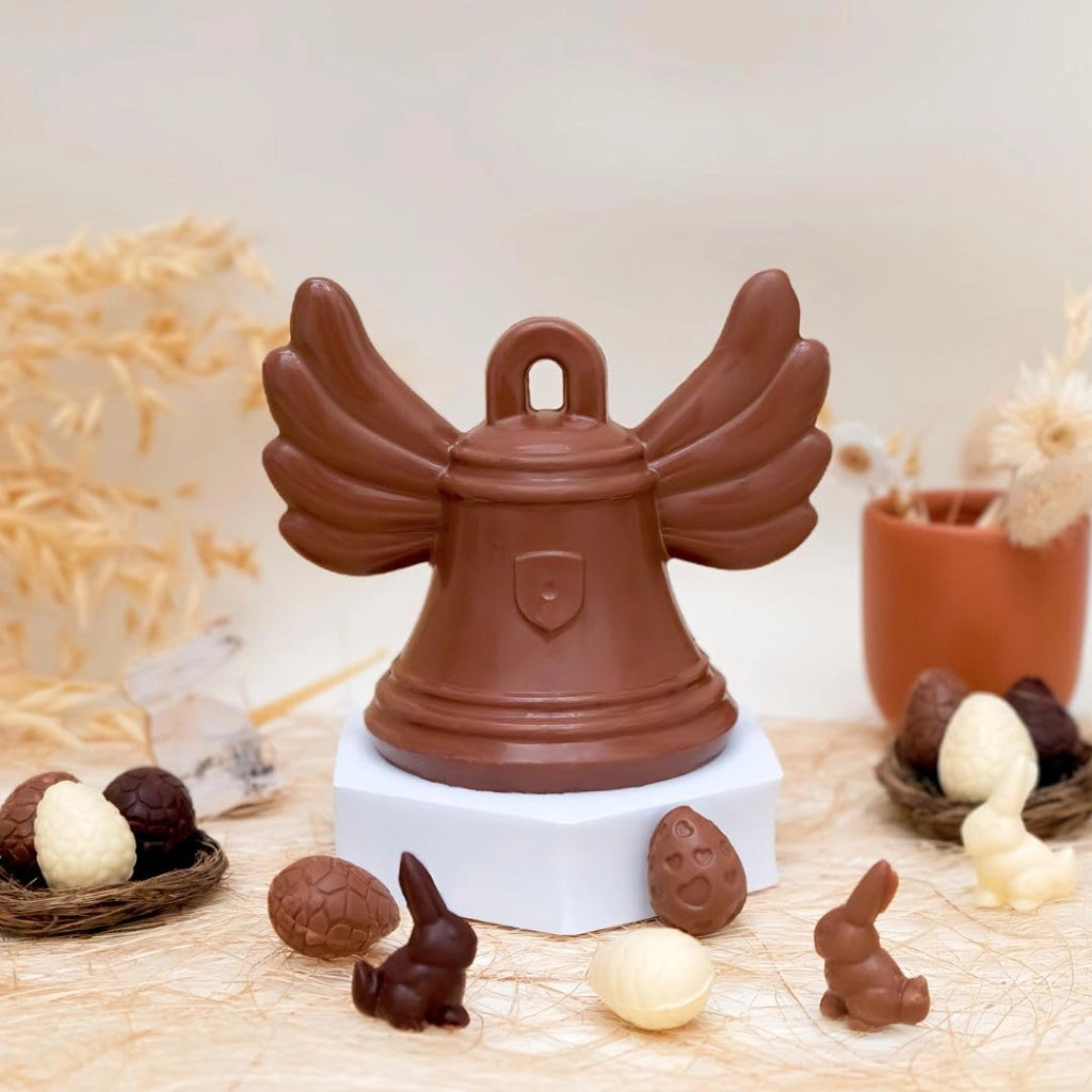 Coniglietto di Pasqua in plastica trasparente, dimensioni 24,2 x 23,2 x 12 cm