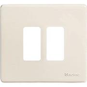 MAGIC - PLACCA 2P SCATOLA TONDA RESINA - BTICINO