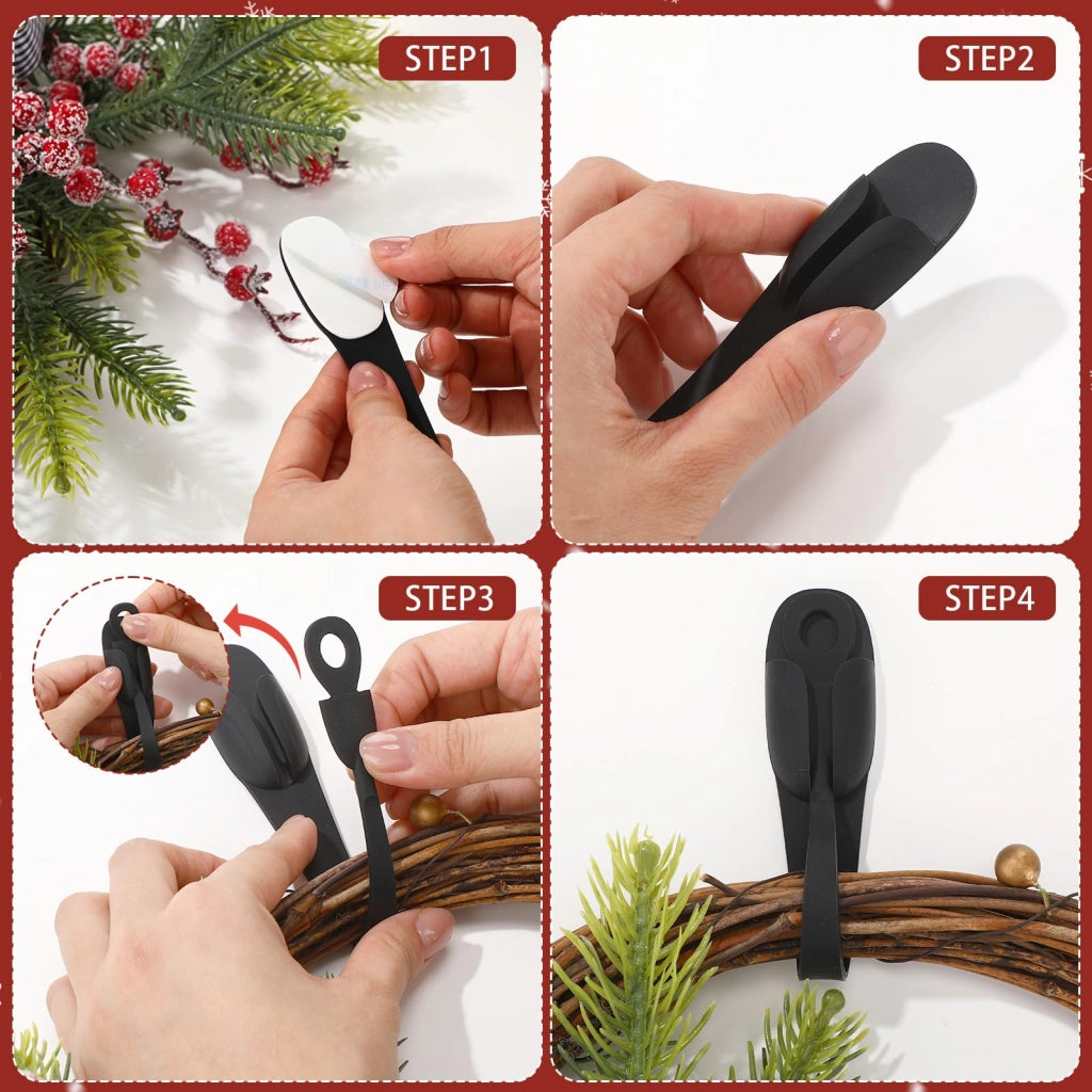 12 fascette stringicavo, autoadesive, in silicone, 20 cm, colore nero/bianco/grigio