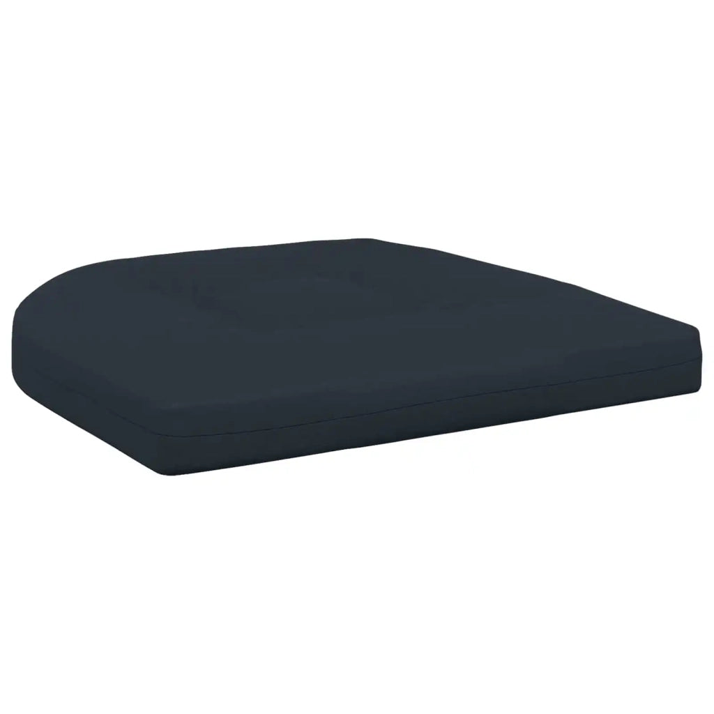 Cuscini per Sedia in 4 Pezzi 4 pz 100% Poliestere Blu Scuro 945287