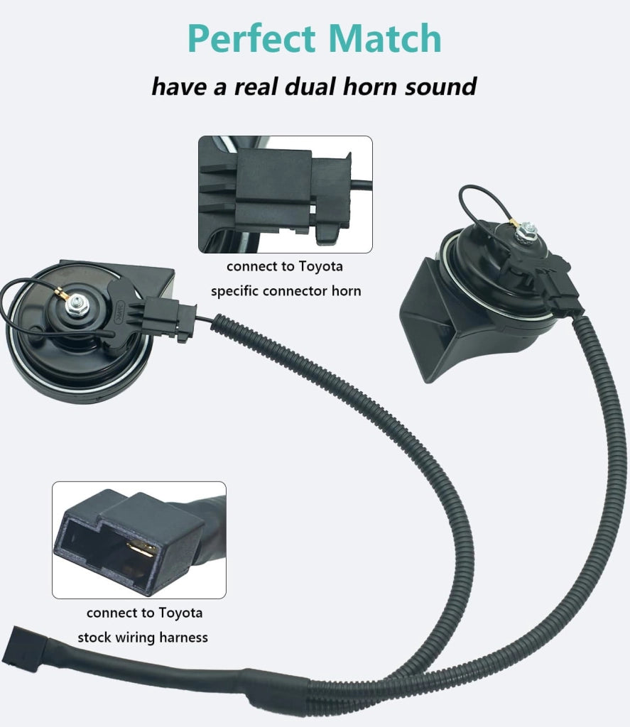 Cablaggio Hornsplitter 1-a-2, Plug-and-Play, per Toyota/Lexus