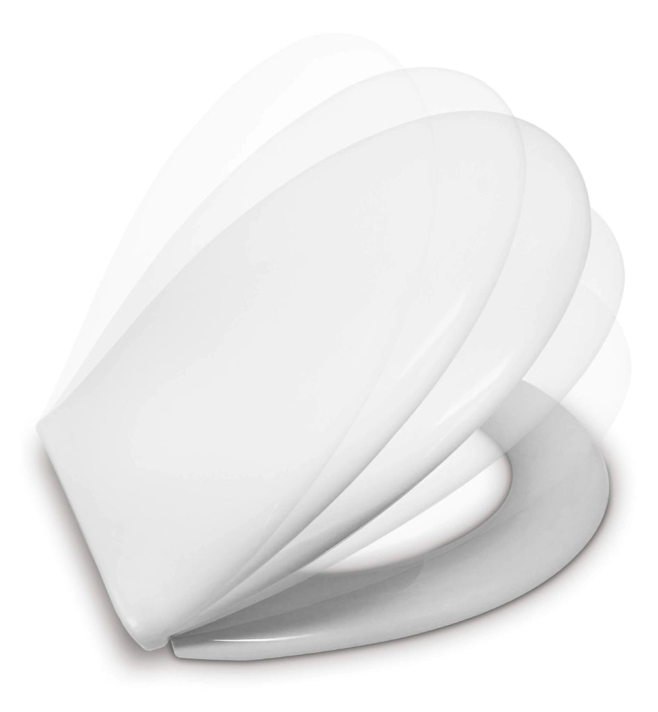 Tavoletta WC con Soft-Close, universale forma a O, sedile WC Soft Close