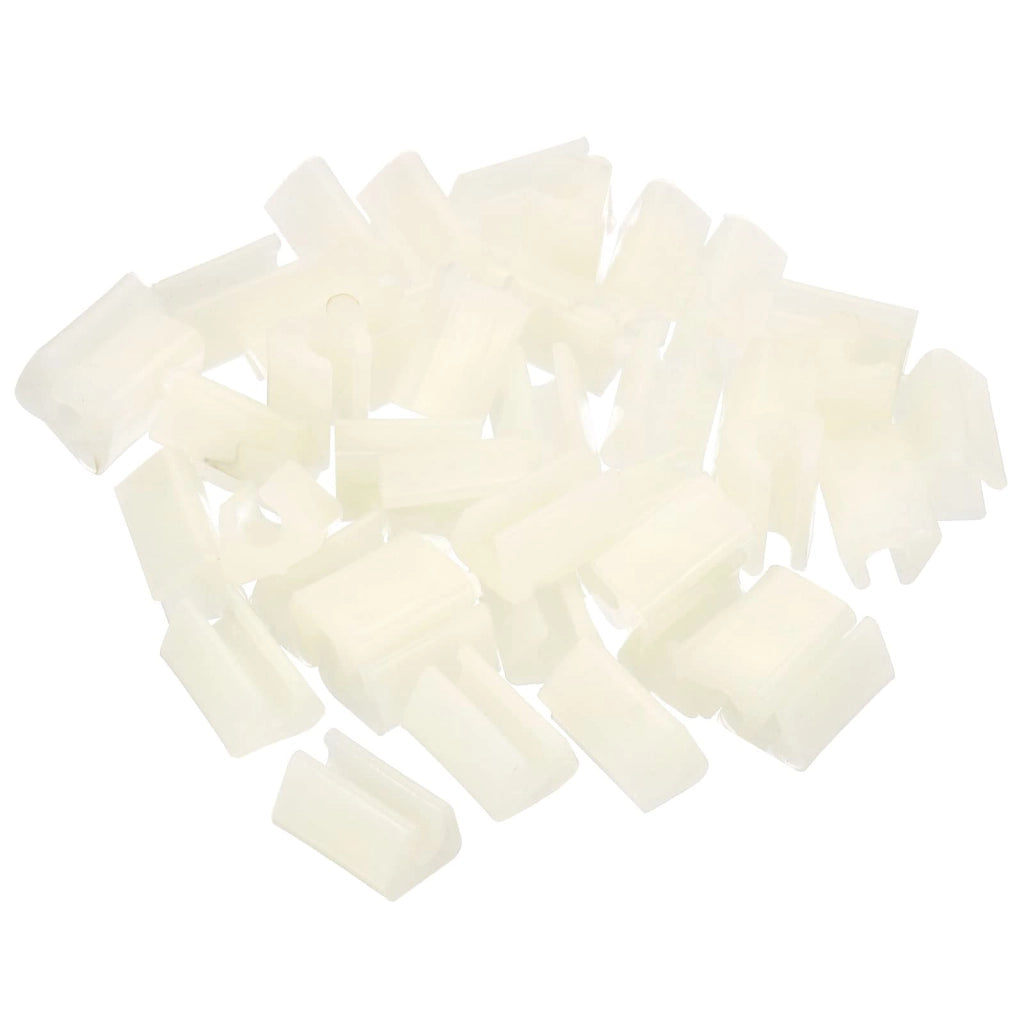 Protezioni per lavelli, 40 pezzi, 6 mm, plastica, colore bianco