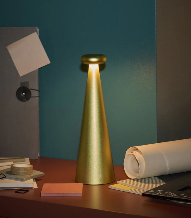 BEDIN, Lampada da Tavolo, Alessi Colore: Giallo