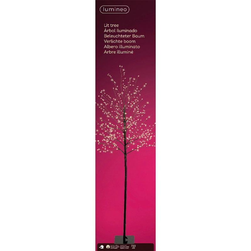 Albero di Natale con 720 led esterno-interno H180 x 40