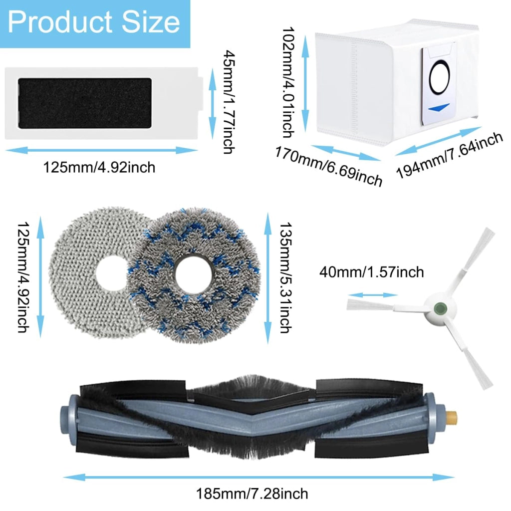Kit di accessori per Deebot T20/T20e Omni – 17 pezzi