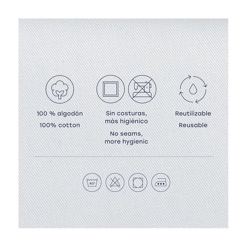 Secchiello per champagne trasparente da 7,5 litri con maniglie + 2 strofinacci