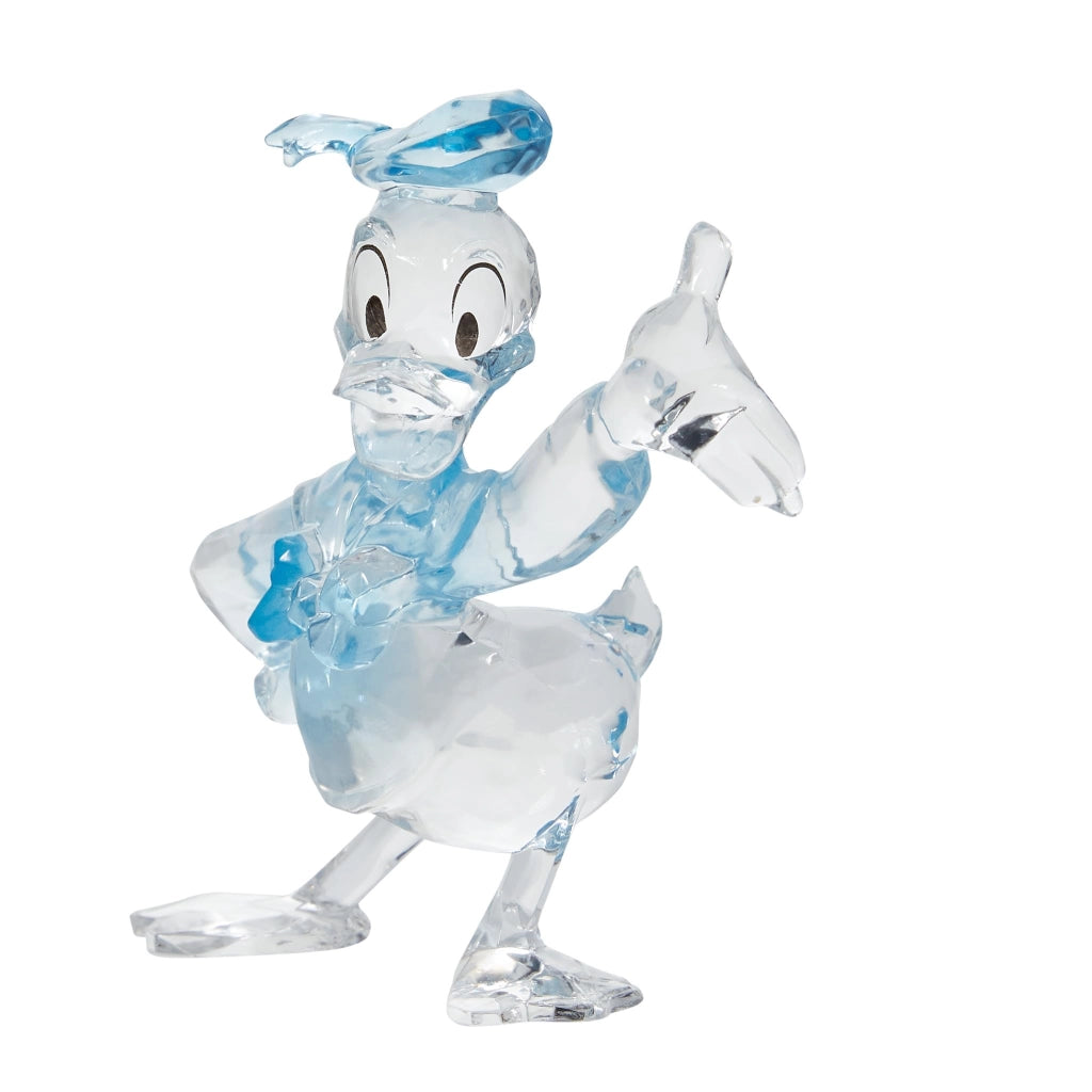 Donald Duck, statuetta, 9,4 cm, acrilico, trasparente nero