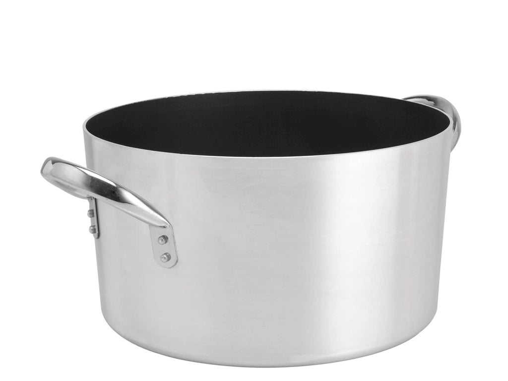 Padella antiaderente da 36 cm, in alluminio, colore grigio