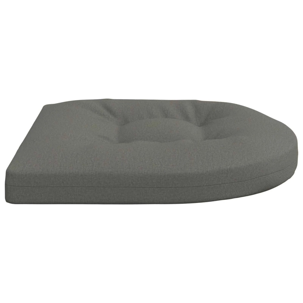 Cuscini per Sedia in 4 Pezzi 4 pz 100% Poliestere Grigio 945320