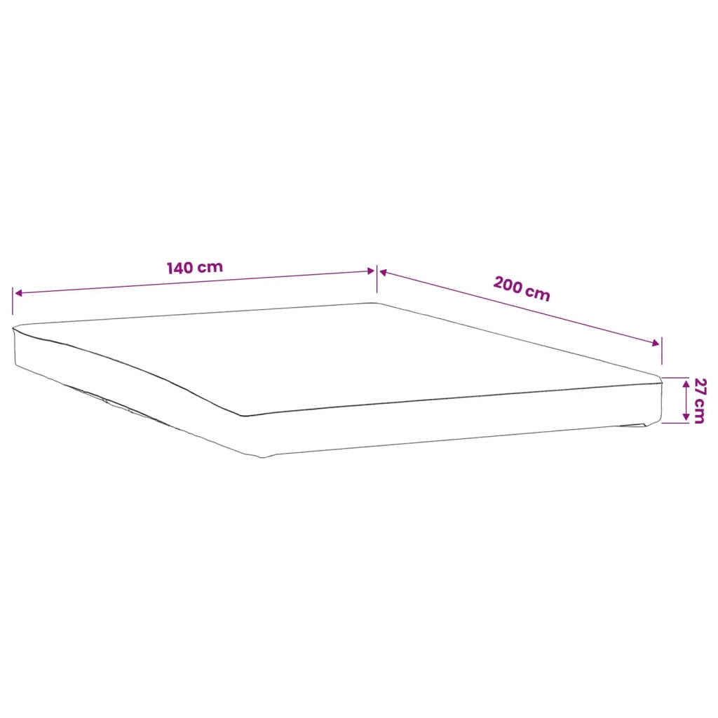 Protector per materassi 2 pz 140 x 200 cm Impermeabile Bianco 42056728