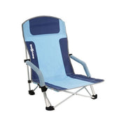 Spiaggina brunner 0404148n c57 bula pieghevole con braccioli blu e azz