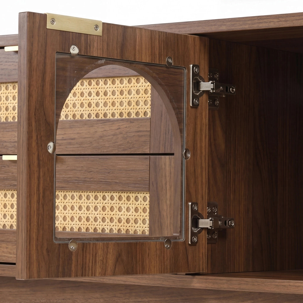Divano modulare 2 posti in ciniglia beige 223x83,8x73,6 cm con 2 cuscini