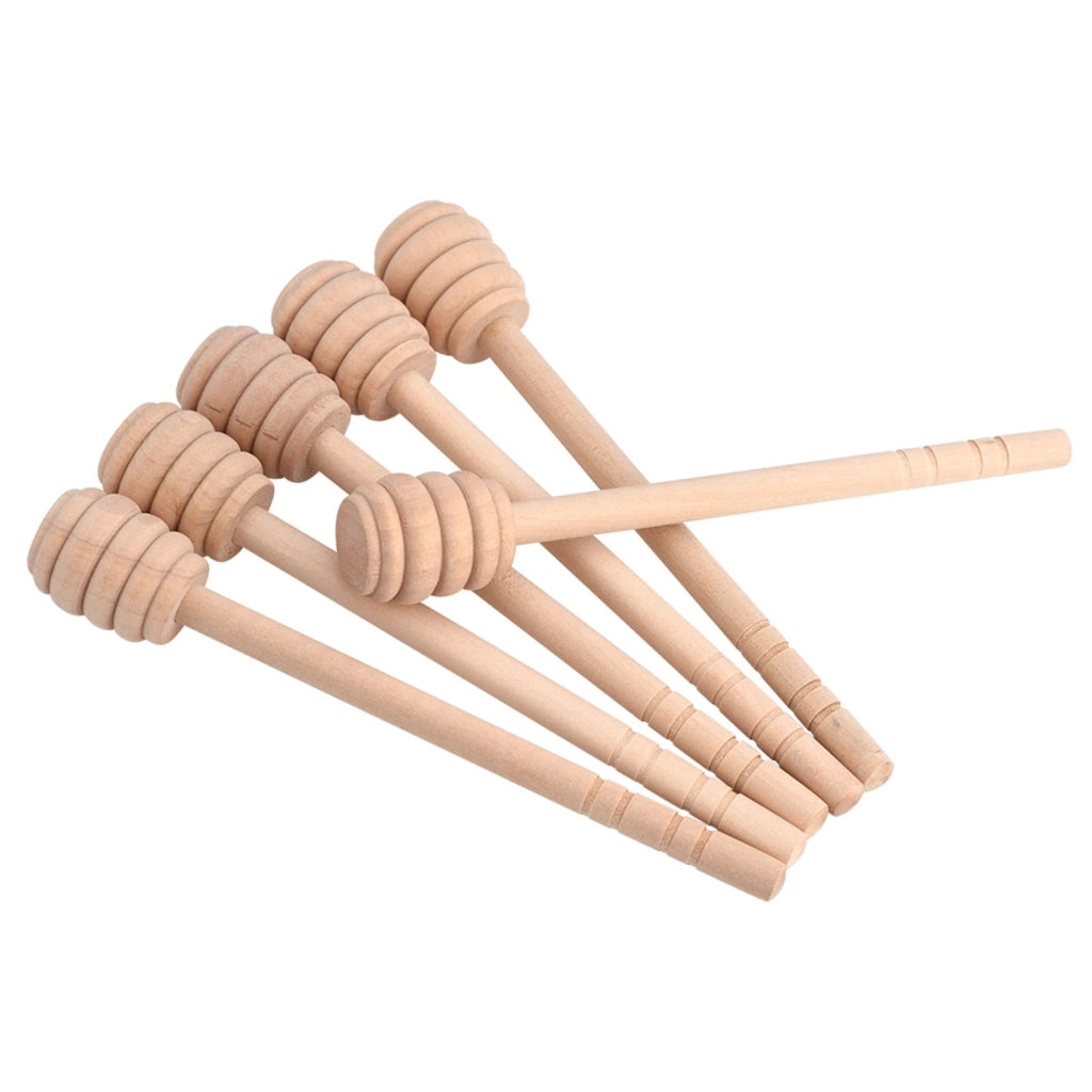50 cucchiaini di legno per miele, 16 cm, ideali per mescolare miele e sciroppi