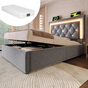 Letto singolo 90x200 con materasso incluso