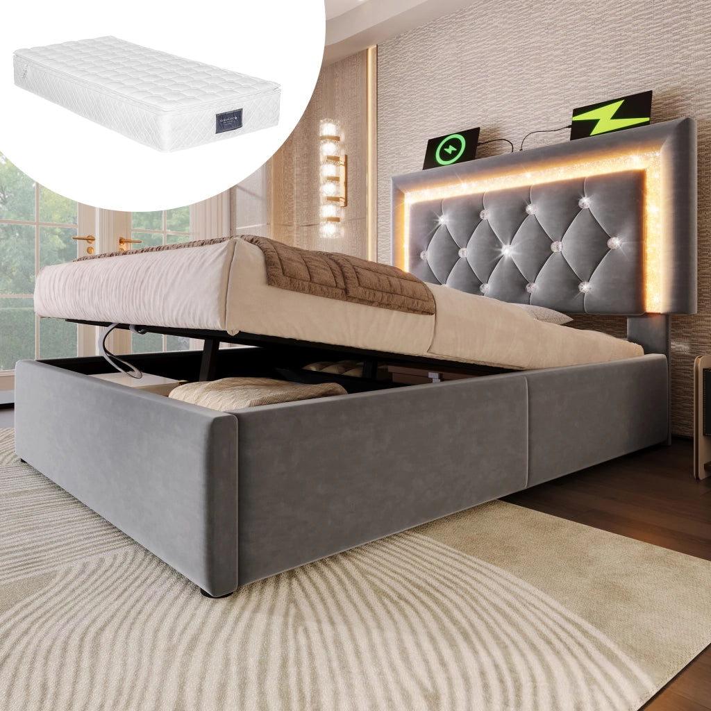 Letto singolo 90x200 con materasso incluso