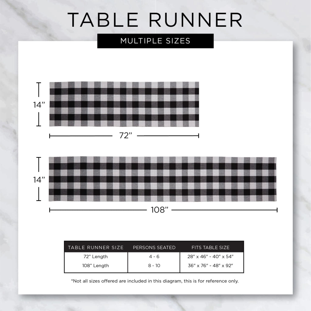 Runner da tavolo in cotone al 100%, colore blu, dimensioni 15 x 108 cm