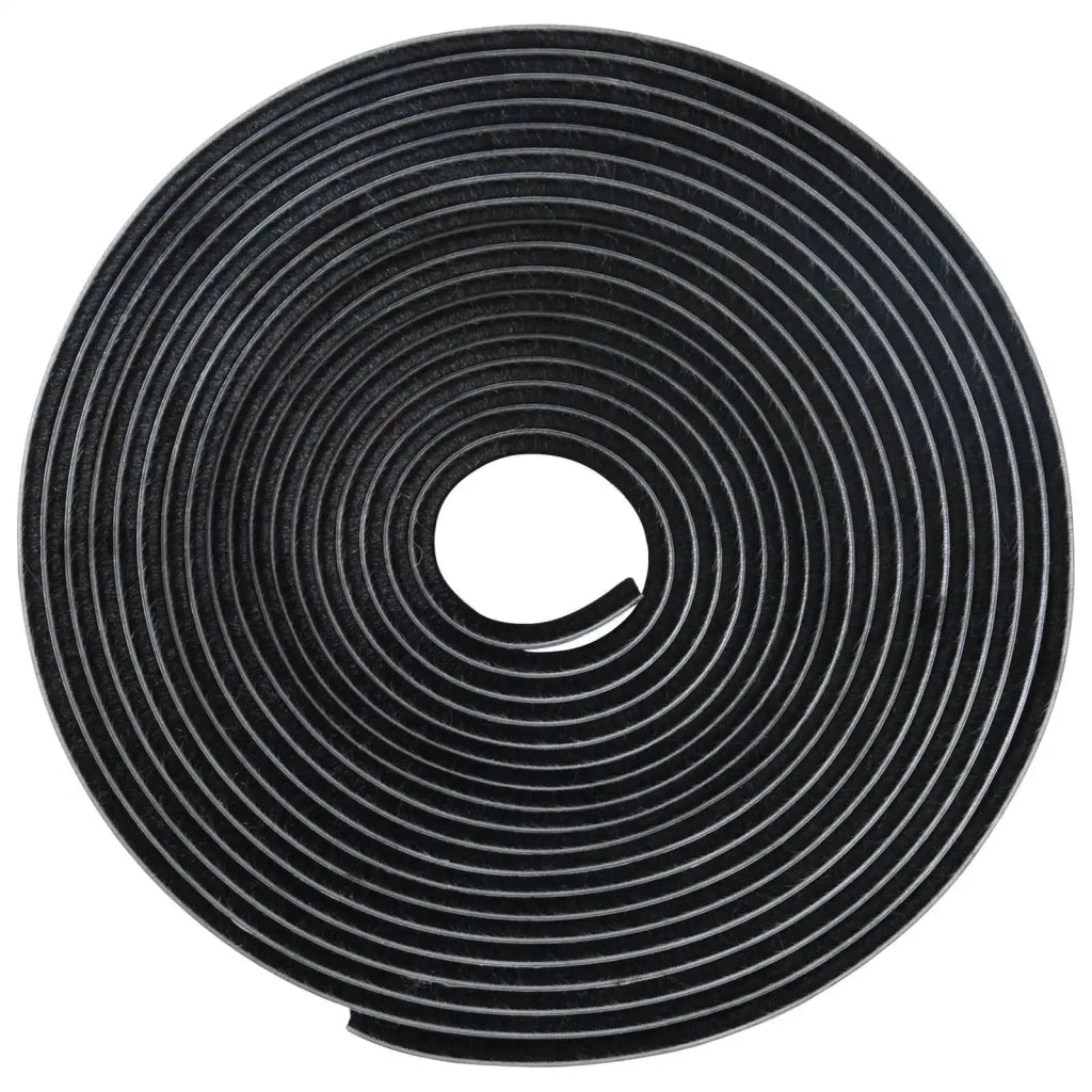 Guarnizione a spazzola autoadesiva 10 m PP Nero 42045120