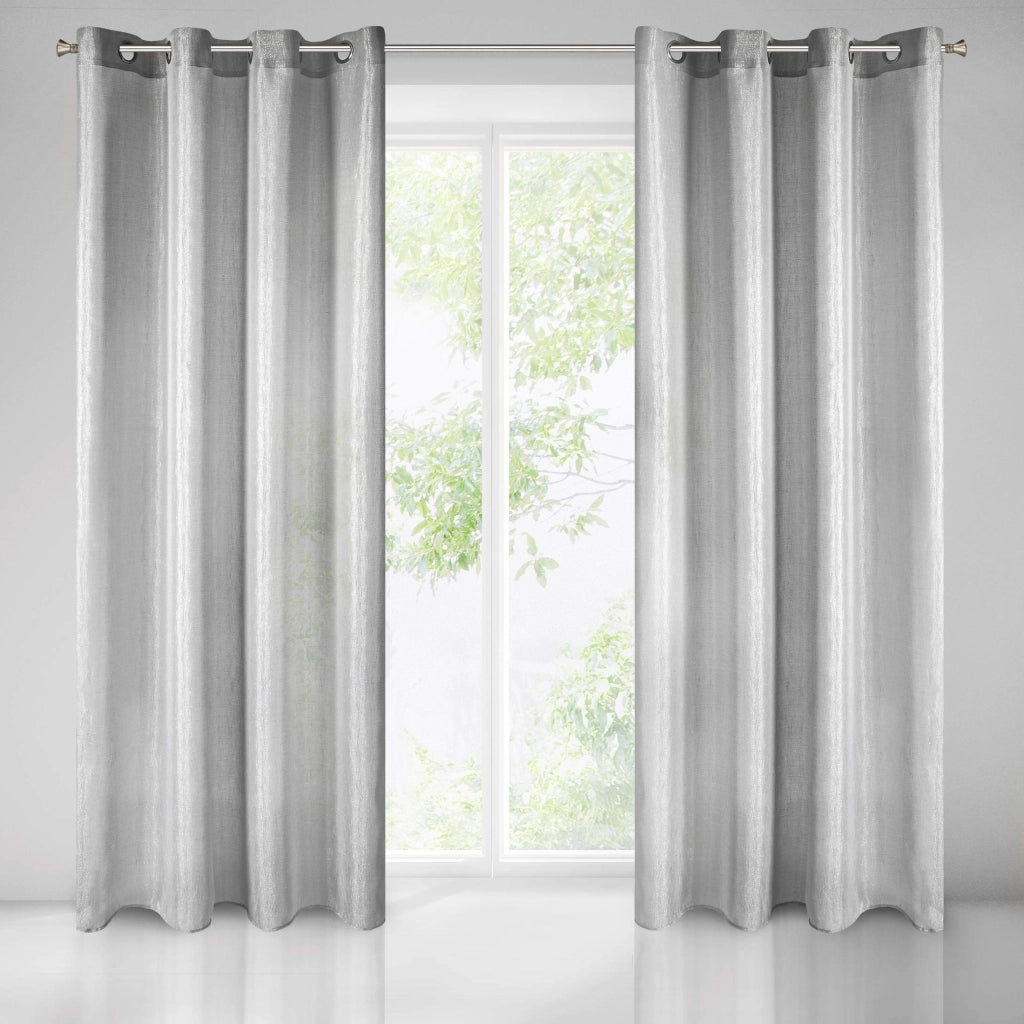 Tenda trasparente scintillante, 140x250 cm, 1 pezzo