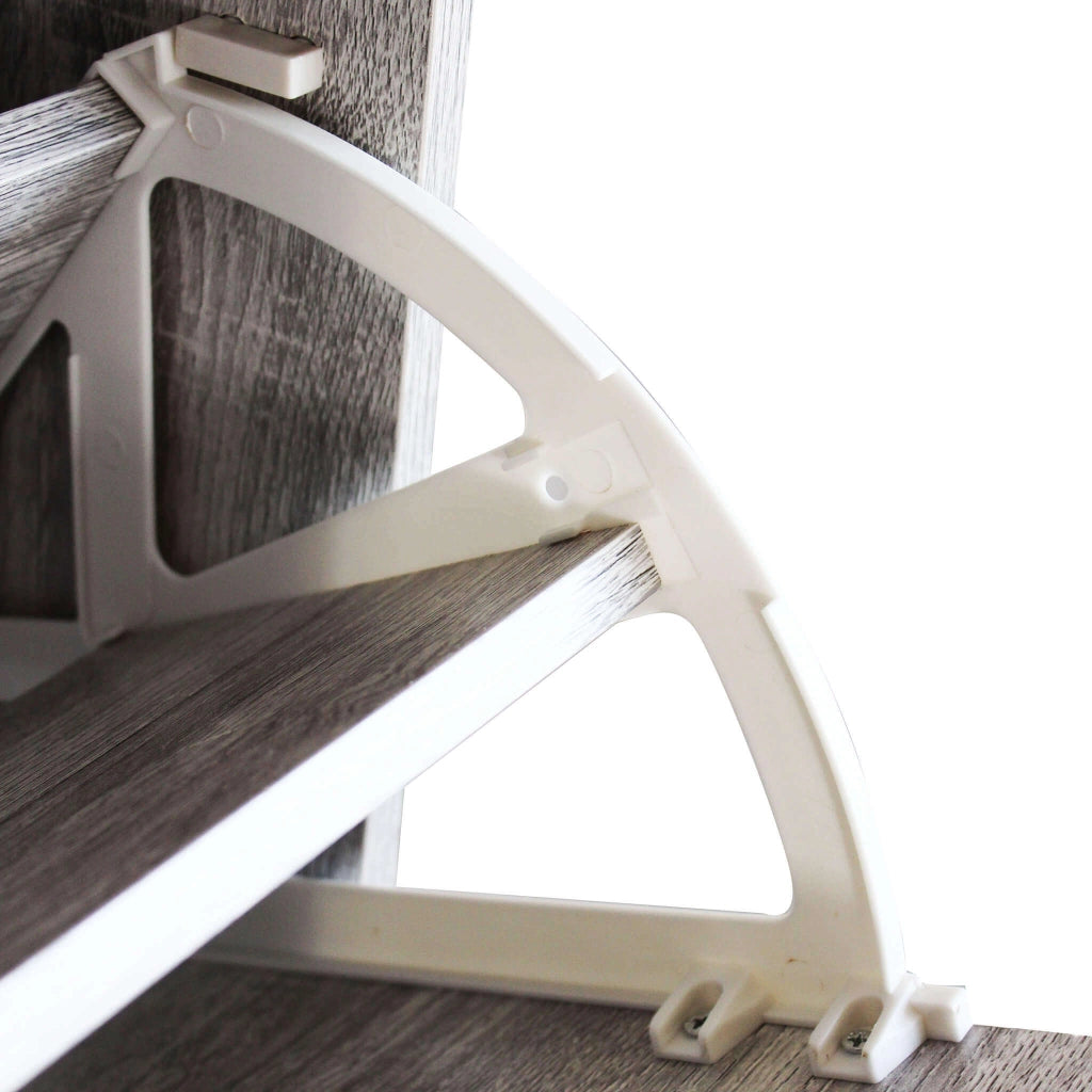 Scarpiera con 2 ante in Legno cm 60x24x80 - GARY