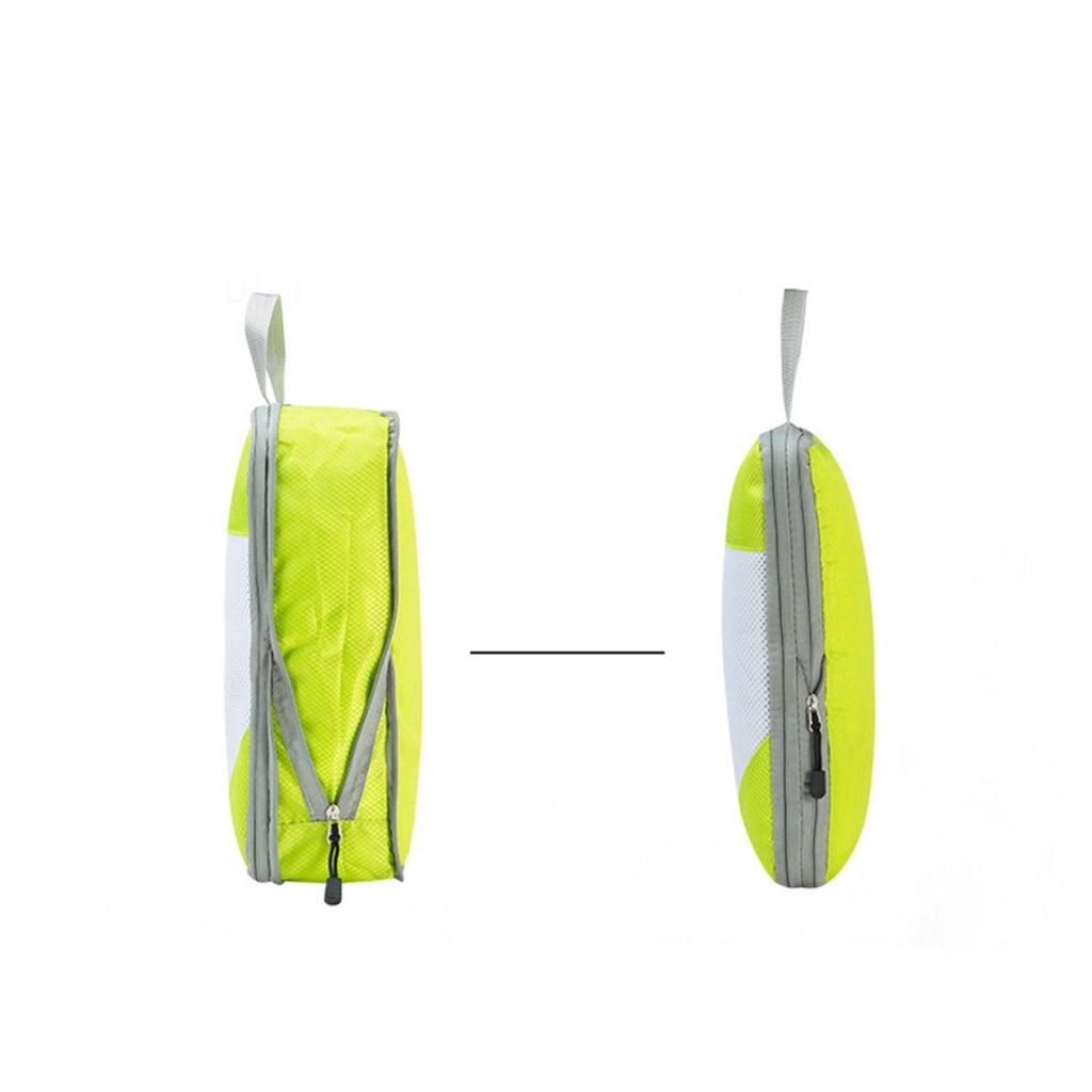 Set organizer da viaggio comprimibili verde, 4 pezzi